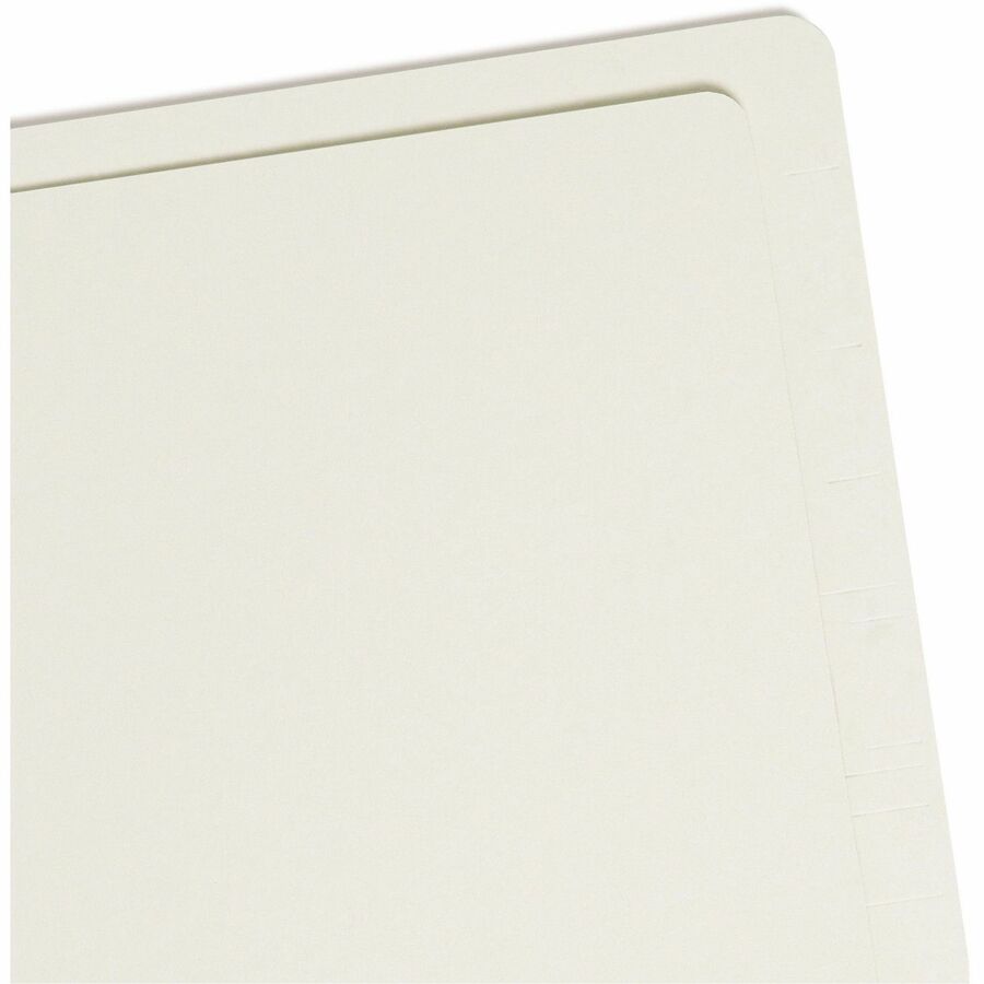 Smead Letter Recycled Fastener Folder - 8 1/2" x 11" - 2" Expansion - 2 x 2S Fastener - 2" for Folder - End Tab Location