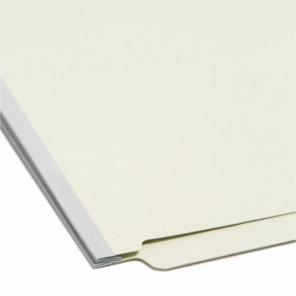 Smead Letter Recycled Fastener Folder - 8 1/2" x 11" - 3" Expansion - 2 x 2S Fastener - 2" for Folder - End Tab Location