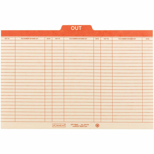 Smead 1/5 Tab Cut Legal Recycled Top Tab File Folder - 8 1/2" x 14" - 1" Expansion - Top Tab Location - Center Tab Posit