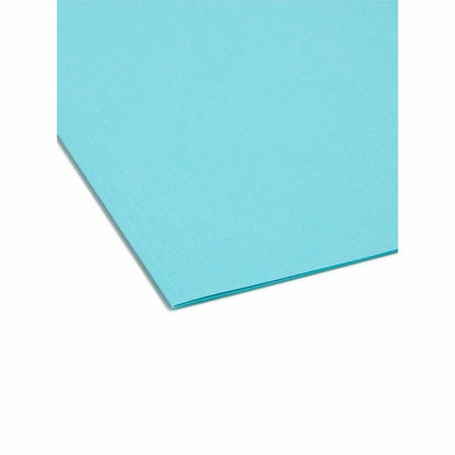 Smead Colored 1/5 Tab Cut Letter Recycled Hanging Folder - 8 1/2" x 11" - Top Tab Location - Assorted Tab Position - 11 