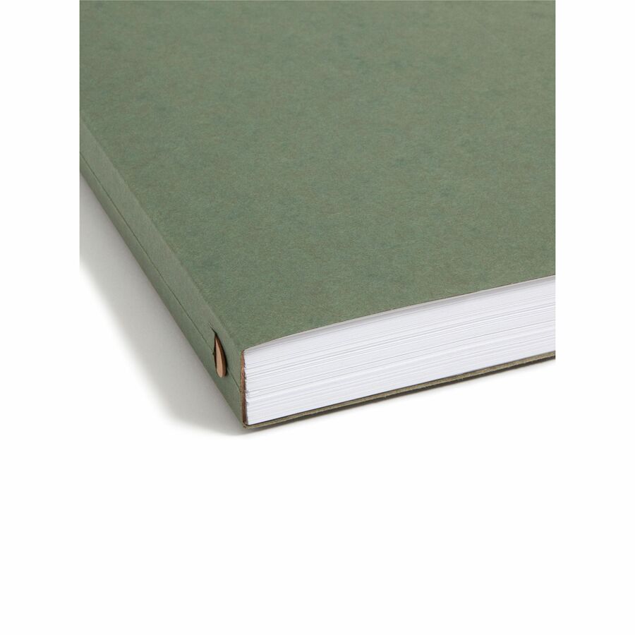 Smead Letter Recycled Hanging Folder - 8 1/2" x 11" - 1" Expansion - 11 pt. - Pressboard - Standard Green - Reinforced B