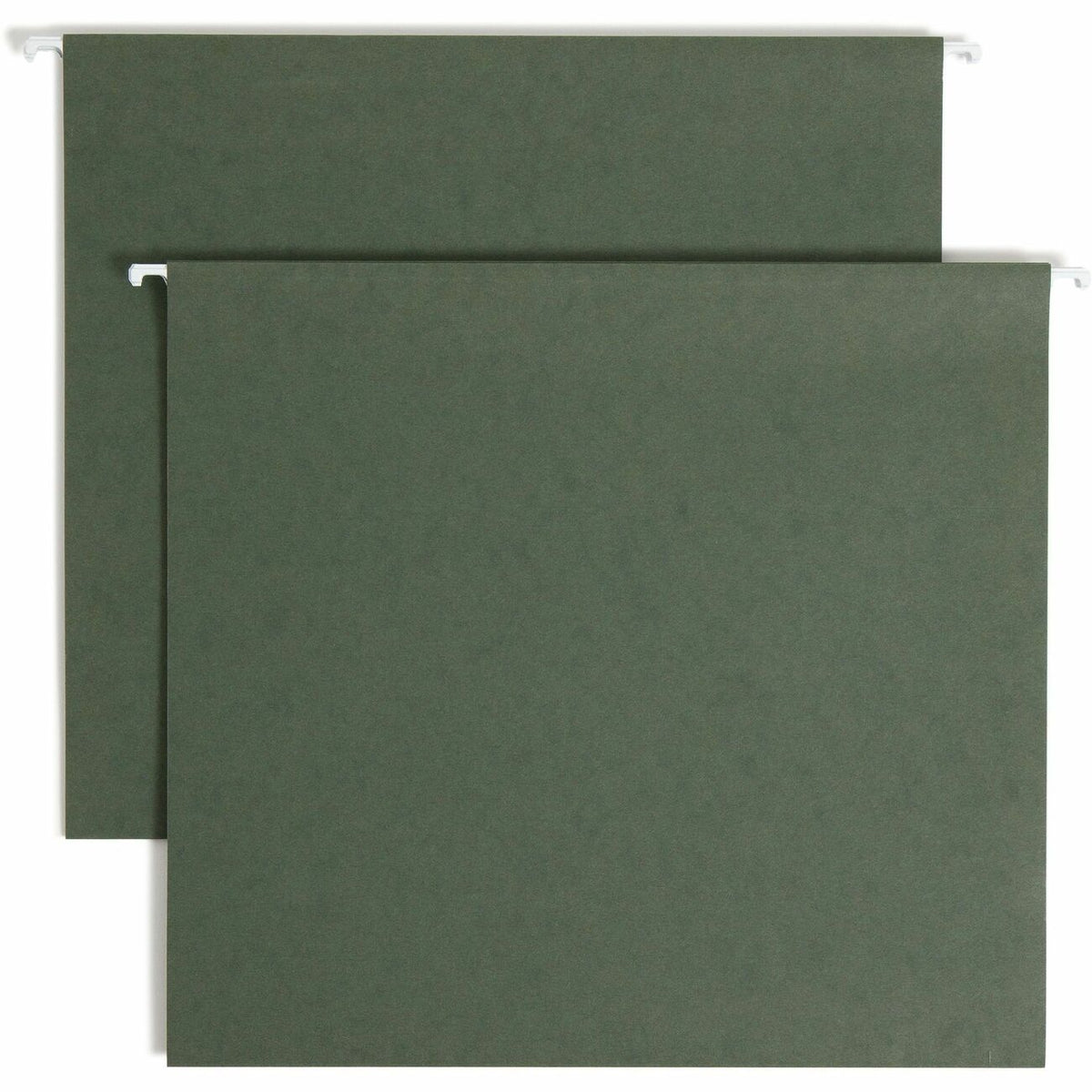 Smead Letter Recycled Hanging Folder - 8 1/2" x 11" - 3" Expansion - 11 pt. - Pressboard - Standard Green - Reinforced B