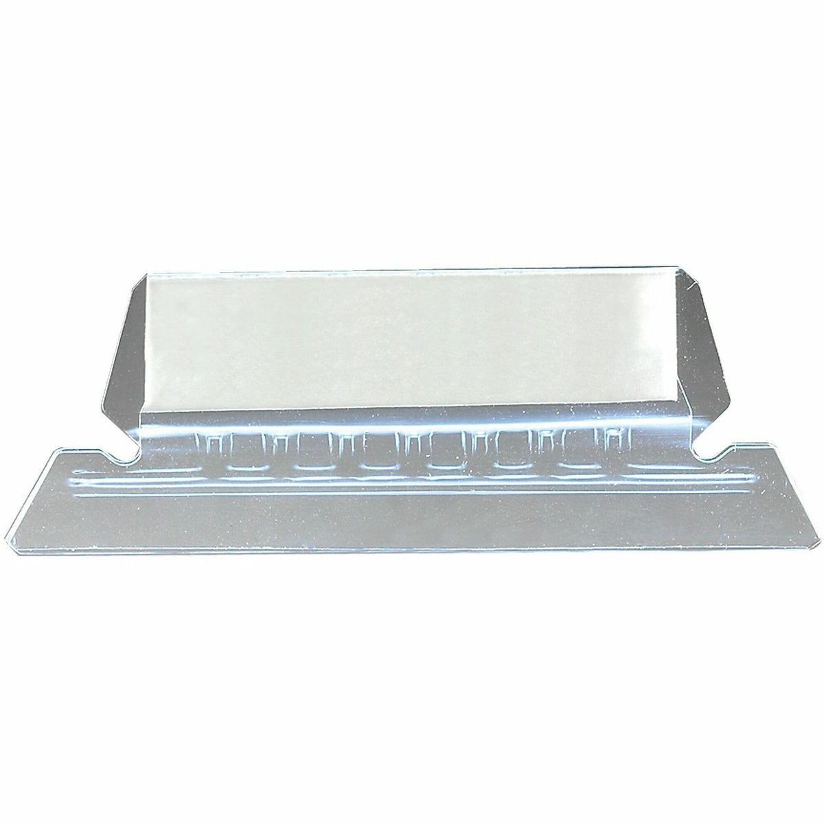 Smead Standard 1/5 Cut File Tab - Clear Poly Tab(s) - Archival-safe, Smudge Resistant, Acid-free - 25 / Pack