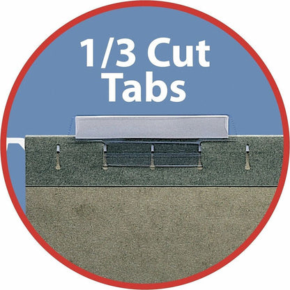 Smead Hanging Folder Tabs - Clear Poly Tab(s) - PVC-free, Archival-safe, Smudge Resistant - 25 / Pack