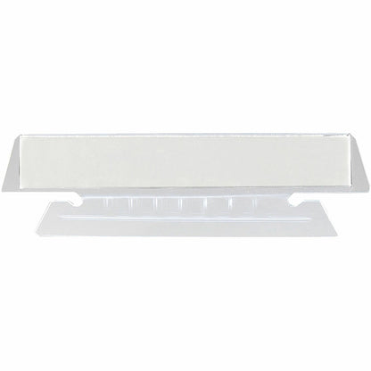 Smead Hanging Folder Tabs - Clear Poly Tab(s) - PVC-free, Archival-safe, Smudge Resistant - 25 / Pack