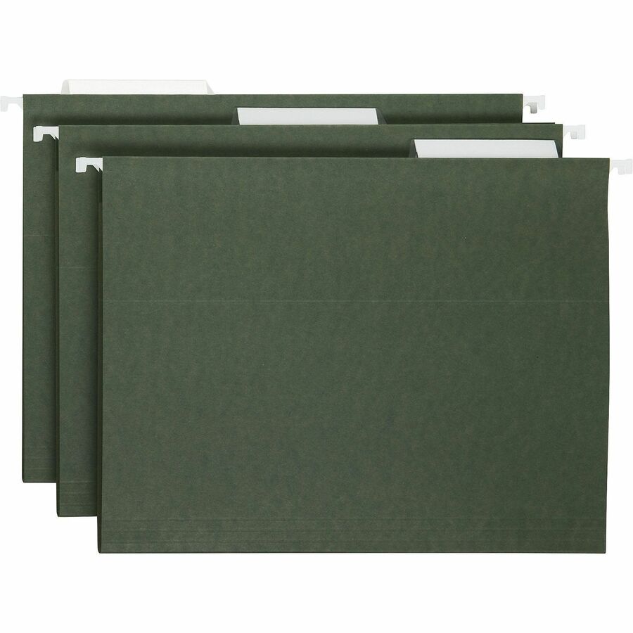 Smead Hanging Folder Tabs - Clear Poly Tab(s) - PVC-free, Archival-safe, Smudge Resistant - 25 / Pack