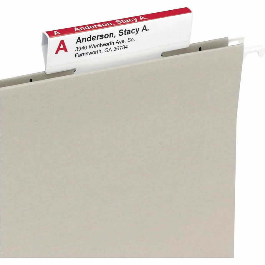 Smead Viewables Tabs with Label Protector - 1.25" Tab Height x 3.50" Tab Width - 1 Box