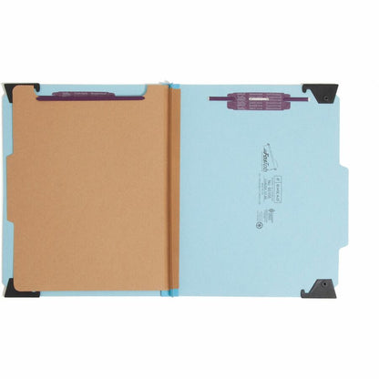Smead 2/5 Tab Cut Letter Recycled Hanging Folder - 8 1/2" x 11" - 2" Expansion - 2 x 2S Fastener - 1" for Folder - Top T