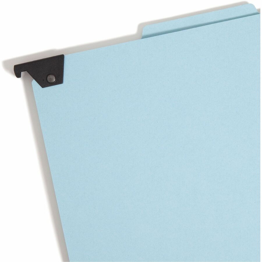 Smead 2/5 Tab Cut Letter Recycled Hanging Folder - 8 1/2" x 11" - 2" Expansion - 2 x 2S Fastener - 2" for Folder - Top T