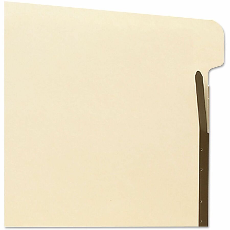 Smead Self-Adhesive Folder Dividers with Twin-Prong Fastener - For Letter 8 1/2" x 11" Sheet - Manila - Manila - 25 / Pa