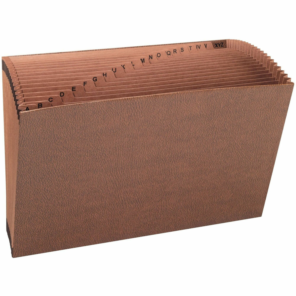 Smead TUFF Legal Recycled Expanding File - 8 1/2" x 14" - 7/8" Expansion - 21 Pocket - Redrope - Tear Resistant, Reinfor