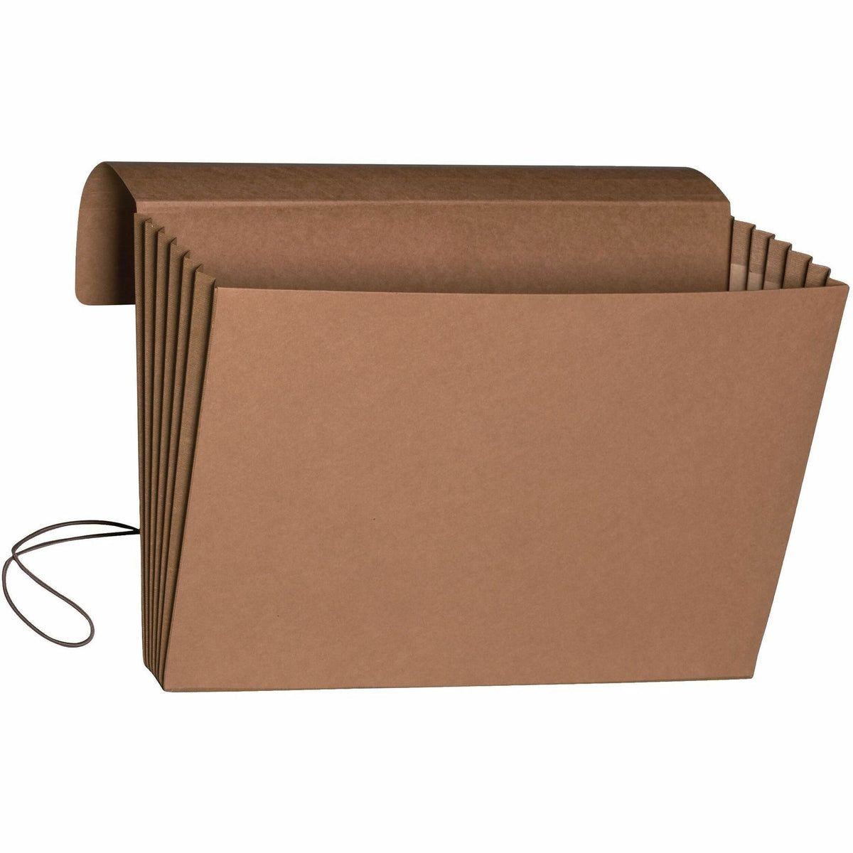 Smead Legal Recycled File Wallet - 8 1/2" x 14" - 5 1/4" Expansion - Redrope - Elastic Closure Flap, Tear Resistant Guss