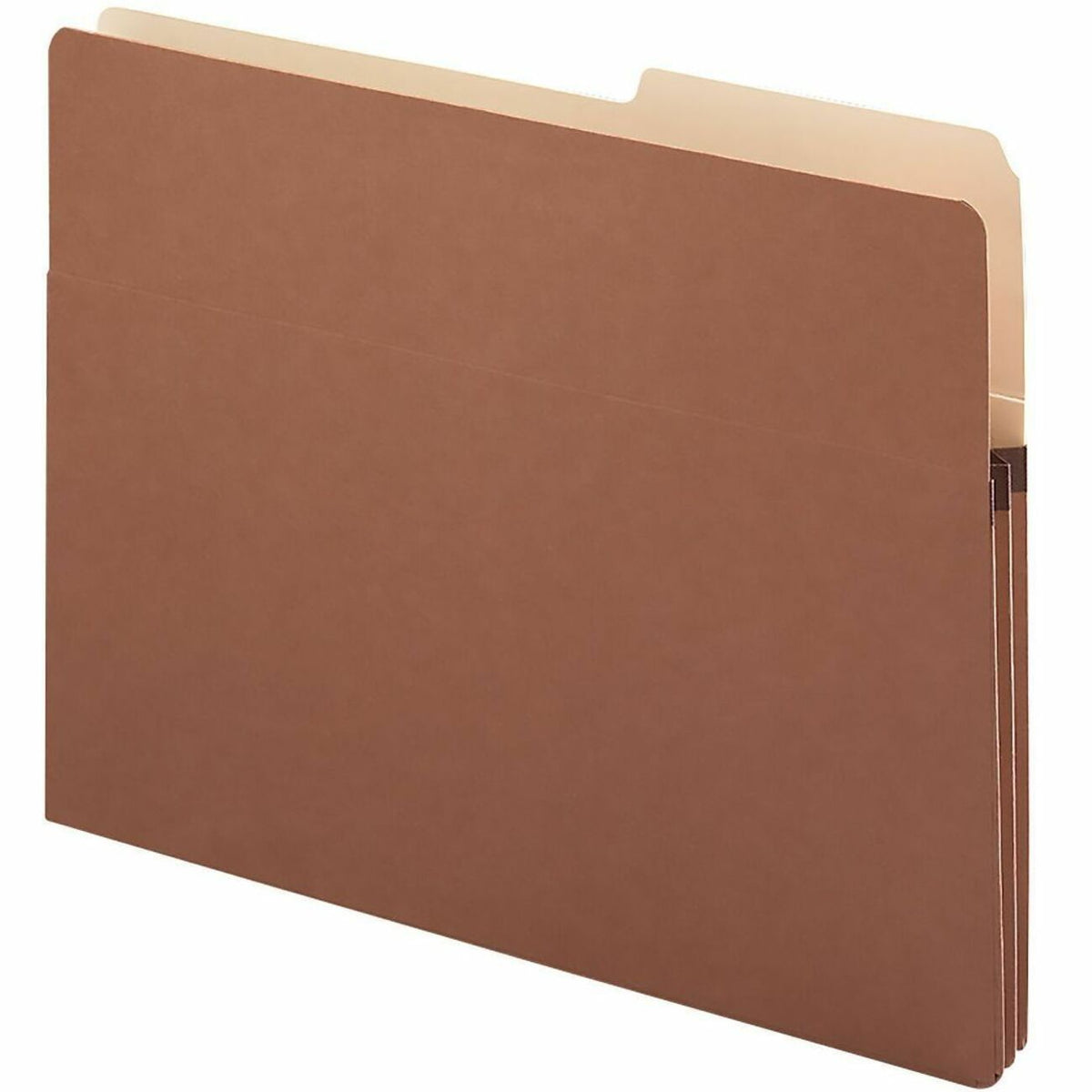Smead 2/5 Tab Cut Letter Recycled File Pocket - 8 1/2" x 11" - 1 3/4" Expansion - Top Tab Location - Right Tab Position 