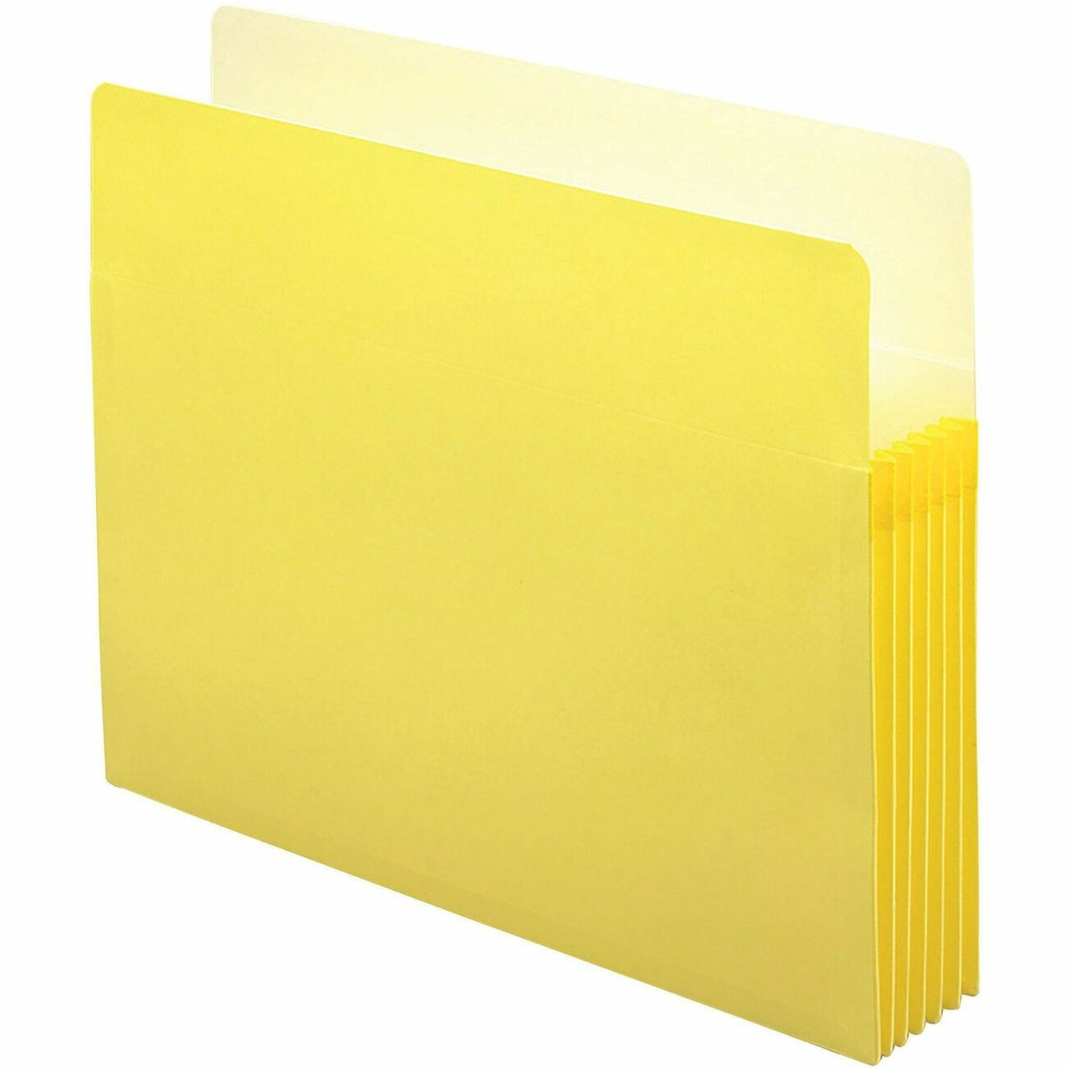 Smead Straight Tab Cut Letter Recycled File Pocket - 8 1/2" x 11" - 5 1/4" Expansion - Top Tab Location - Card Stock - Y