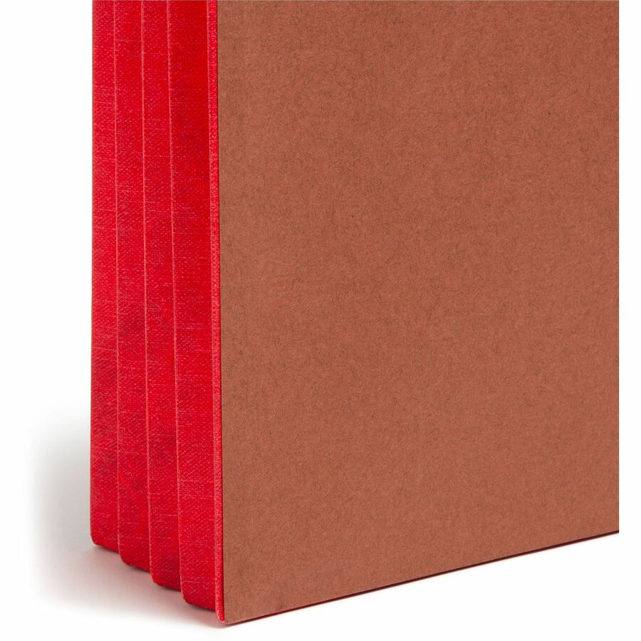 Smead TUFF Pocket Straight Tab Cut Letter Recycled File Pocket - 8 1/2" x 11" - 3 1/2" Expansion - 1 Pocket - Top Tab Lo