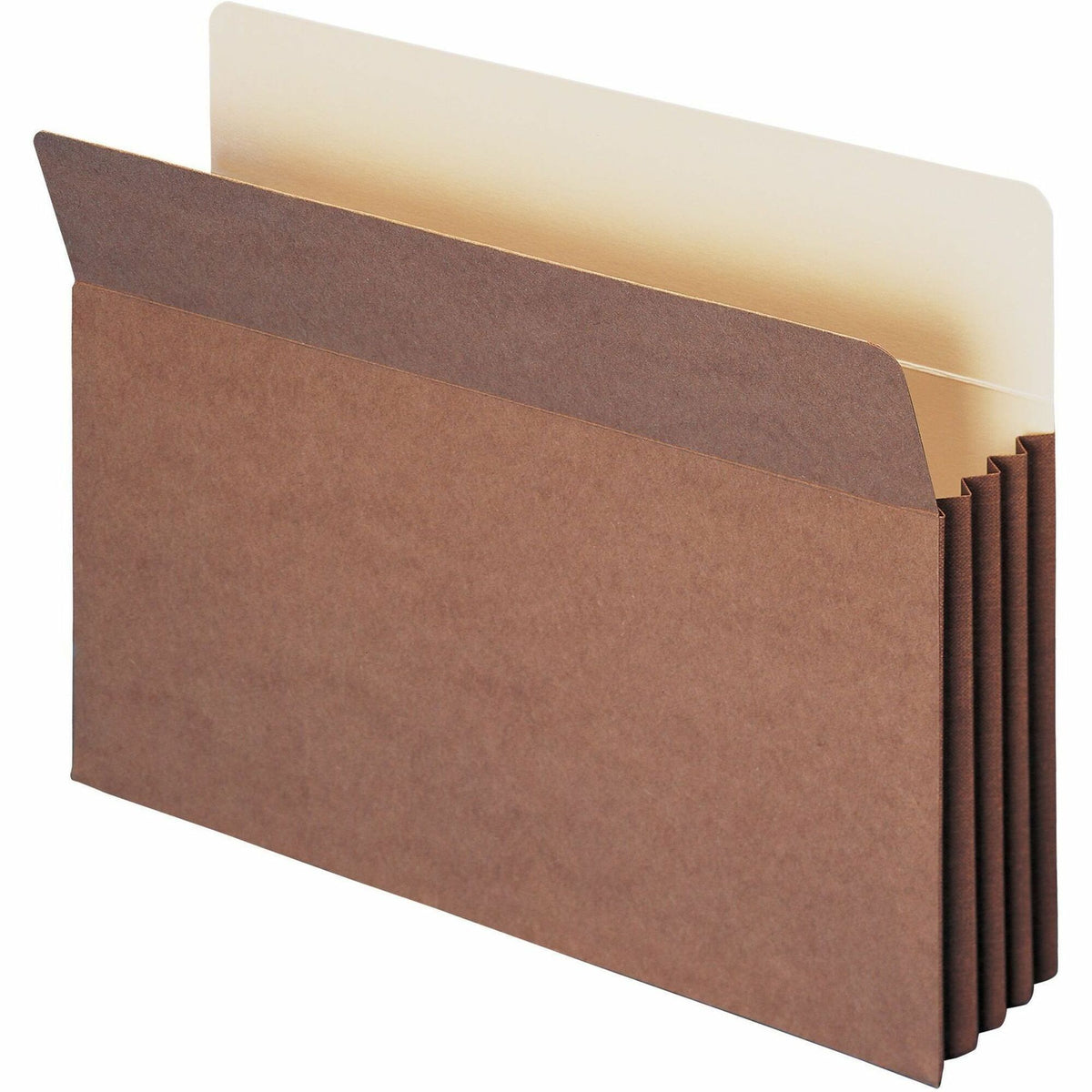 Smead TUFF Straight Tab Cut Legal Recycled File Pocket - 8 1/2" x 14" - 3 1/2" Expansion - 12.5 pt. - Redrope - 10 / Box