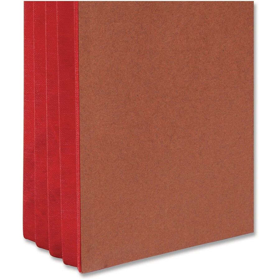 Smead TUFF Pocket Straight Tab Cut Legal Recycled File Pocket - 8 1/2" x 14" - 3 1/2" Expansion - 1 Pocket - End Tab Loc