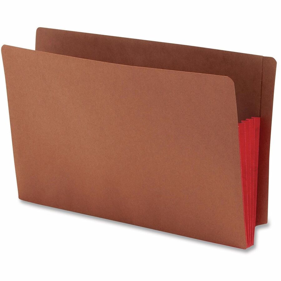 Smead TUFF Pocket Straight Tab Cut Legal Recycled File Pocket - 8 1/2" x 14" - 3 1/2" Expansion - 1 Pocket - End Tab Loc