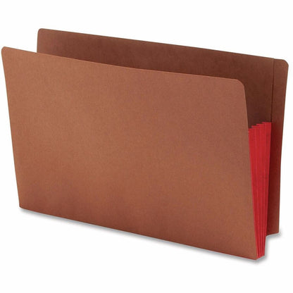 Smead TUFF Pocket Straight Tab Cut Legal Recycled File Pocket - 8 1/2" x 14" - 3 1/2" Expansion - 1 Pocket - End Tab Loc