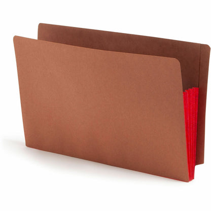 Smead TUFF Pocket Straight Tab Cut Legal Recycled File Pocket - 8 1/2" x 14" - 3 1/2" Expansion - 1 Pocket - End Tab Loc