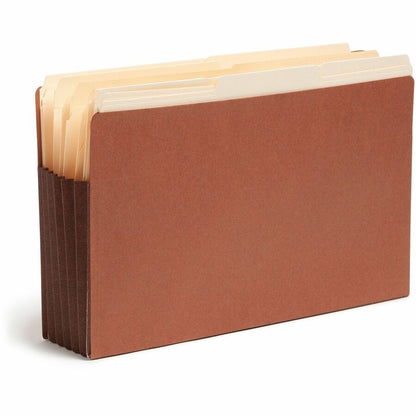 Smead Straight Tab Cut Legal Recycled File Pocket - 8 1/2" x 14" - 5 1/4" Expansion - End Tab Location - 12.5 pt. - 2 Pl