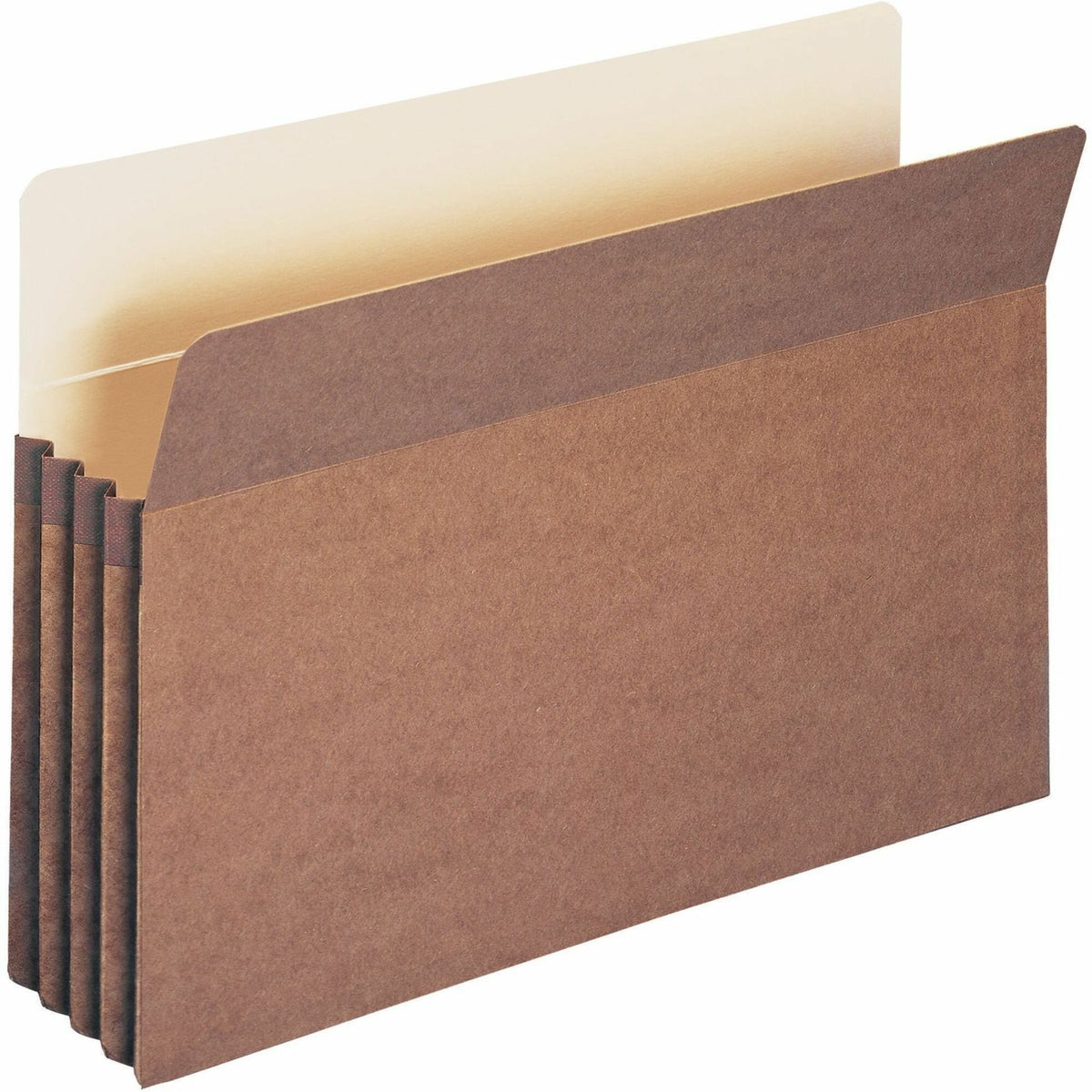 Smead Straight Tab Cut Legal Recycled File Pocket - 8 1/2" x 14" - 3 1/2" Expansion - 12.5 pt. - Redrope - 50 / Box