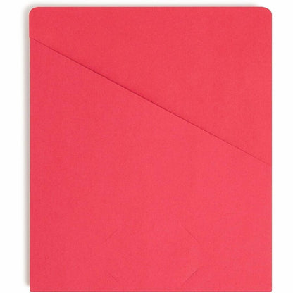 Smead Letter Recycled File Jacket - 8 1/2" x 11" - 11 pt. - Manila, Blue, Green, Red, Yellow - 10% Recycled - 25 / Pack