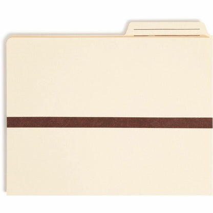 Smead TUFF Pocket 2/5 Tab Cut Letter Recycled File Pocket - 8 1/2" x 11" - 1" Expansion - Top Tab Location - Right Tab P