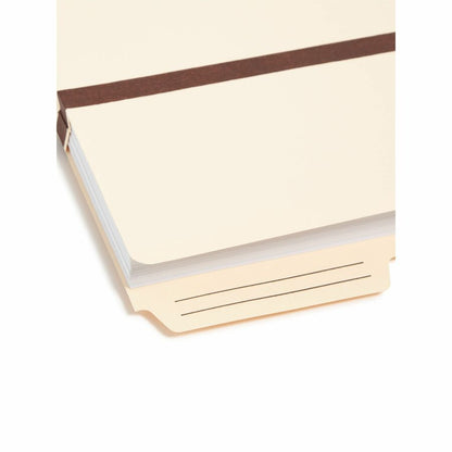 Smead TUFF Pocket 2/5 Tab Cut Letter Recycled File Pocket - 8 1/2" x 11" - 1" Expansion - Top Tab Location - Right Tab P