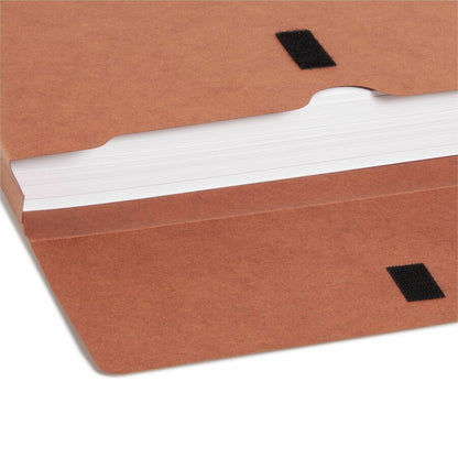 Smead Letter Recycled File Wallet - 8 1/2" x 11" - 600 Sheets Capacity - 2" Expansion - 12.5 pt. - Redrope - Redrope - H