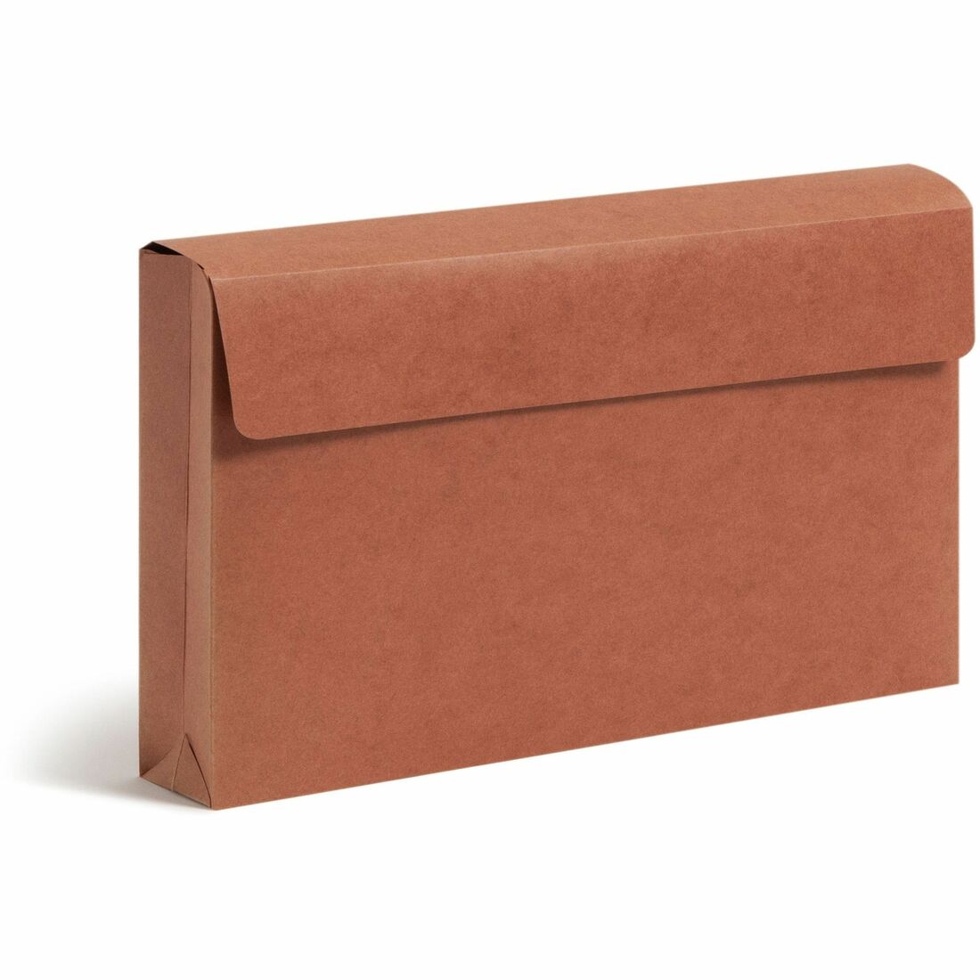Smead Letter Recycled File Wallet - 8 1/2" x 11" - 600 Sheets Capacity - 2" Expansion - 12.5 pt. - Redrope - Redrope - H