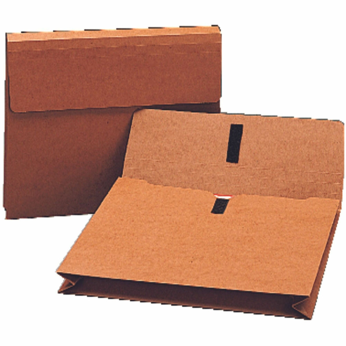 Smead Legal Recycled File Wallet - 8 1/2" x 14" - 2" Expansion - 12.5 pt. - Redrope - Heavy Duty, Flap - 30% Recycled - 