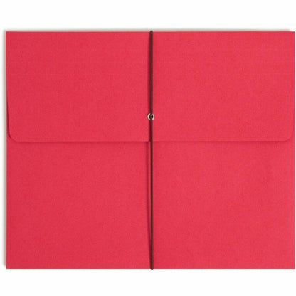 Smead Recycled File Wallet - 11 3/4" x 9 1/2" - 2" Expansion - 11 pt. - Blue, Green, Red, Yellow - 50 / Box