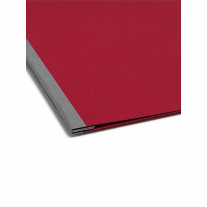 Smead Premium Pressboard Letter Recycled Fastener Folder - 8 1/2" x 11" - 3" Expansion - 1 Fastener - 3" for Folder - 25