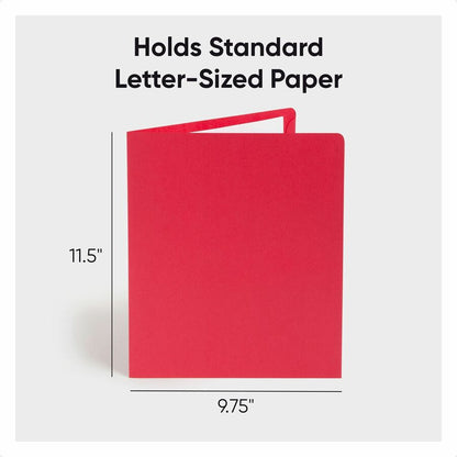 Smead Letter Recycled Pocket Folder - 8 1/2" x 11" - 100 Sheets Capacity - Folder - 2 Pocket - 11 pt. - Leatherette - Re