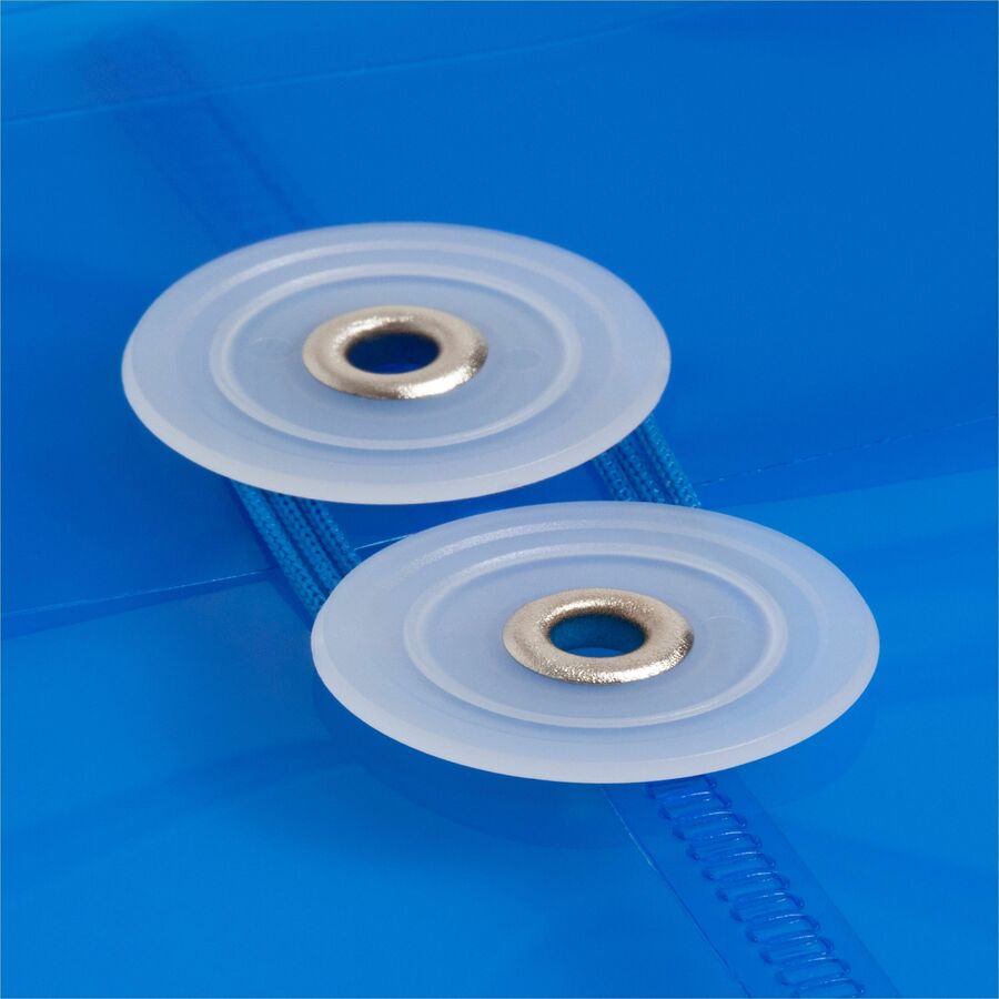 Smead Ultracolor Letter File Pocket - 8 1/2" x 11" - 200 Sheets Capacity - 1 1/4" Expansion - Polypropylene - Blue - 5 /