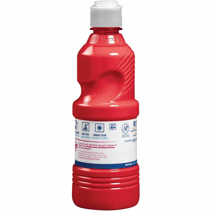 Prang Liquid Tempera Paint - 1 Color(s) - Red - 16 oz - 1 Each