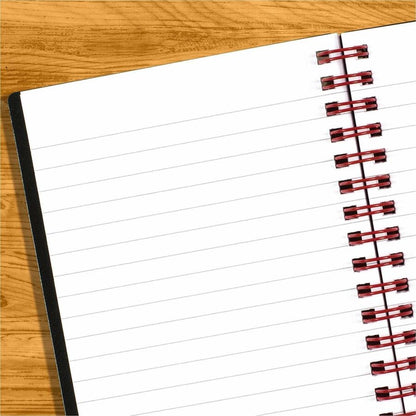 ACCO Business Notebook - 70 Sheets - Double Wire Spiral - 24 lb Basis Weight - A6 - 4 1/8" x 5 7/8" Sheet Size - White P