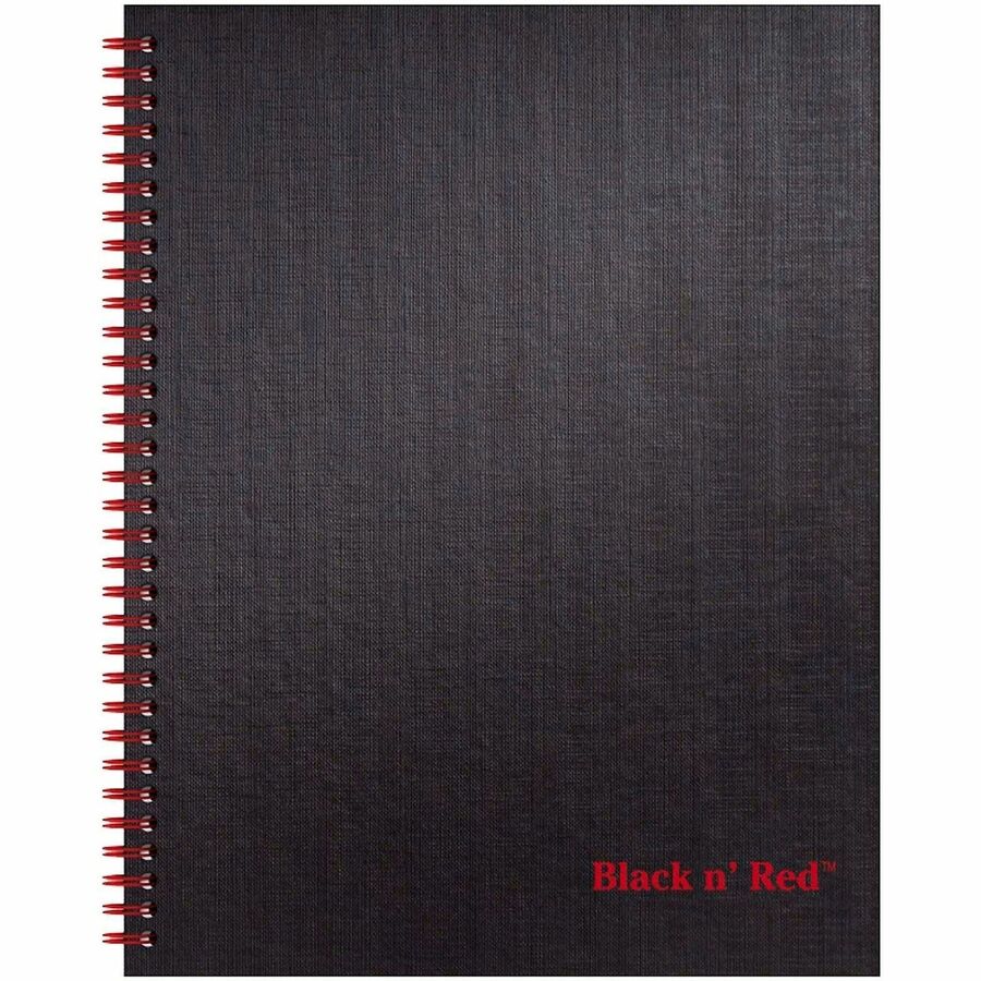 ACCO Hardcover Business Notebook - 70 Sheets - Double Wire Spiral - 24 lb Basis Weight - Letter - 8 1/2" x 11" Sheet Siz