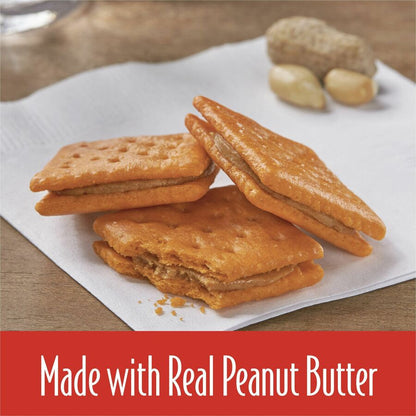Keebler Cheese & Peanut Butter Sandwich Crackers - Peanut Butter, Cheese - 12 / Box