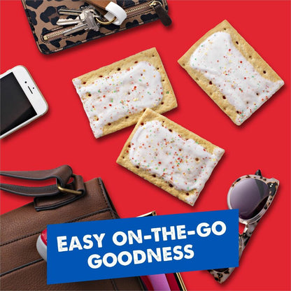 Pop Tarts Frosted Strawberry Toaster Pastries - Strawberry, Frosted Strawberry - 1 - 1.37 lb - 2/Pack - 6 / Box