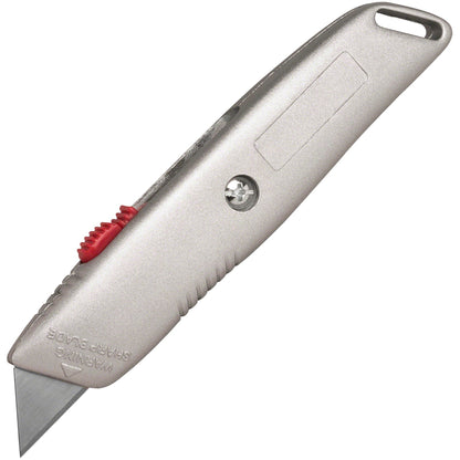 Sparco 3-position Retractable Blade Utility Knife - 1 Stainless Steel Blade - 6" Cutting Length - Retractable, Heavy Dut