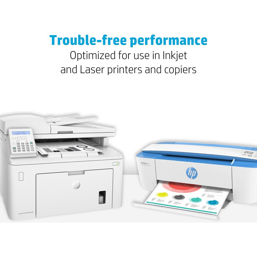 HP Papers Office20 Paper - White - 92 Brightness - Ledger/Tabloid - 11" x 17" - 20 lb Basis Weight - FSC - Smear Resista