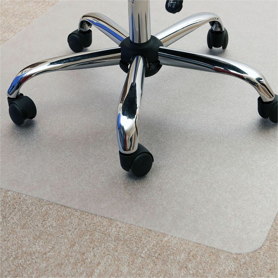 Lorell Economy Low-Pile Chair Mat with Lip - 36" x 48" - Carpeted Floor - 36" Width x 48" Depth x 0.086" Thickness - 1 E