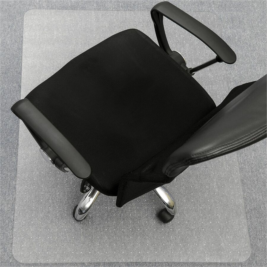 Lorell Economy Low-Pile Chair Mat Rectangular - 48" x 60" - Carpeted Floor - 48" Width x 60" Depth x 0.086" Thickness - 