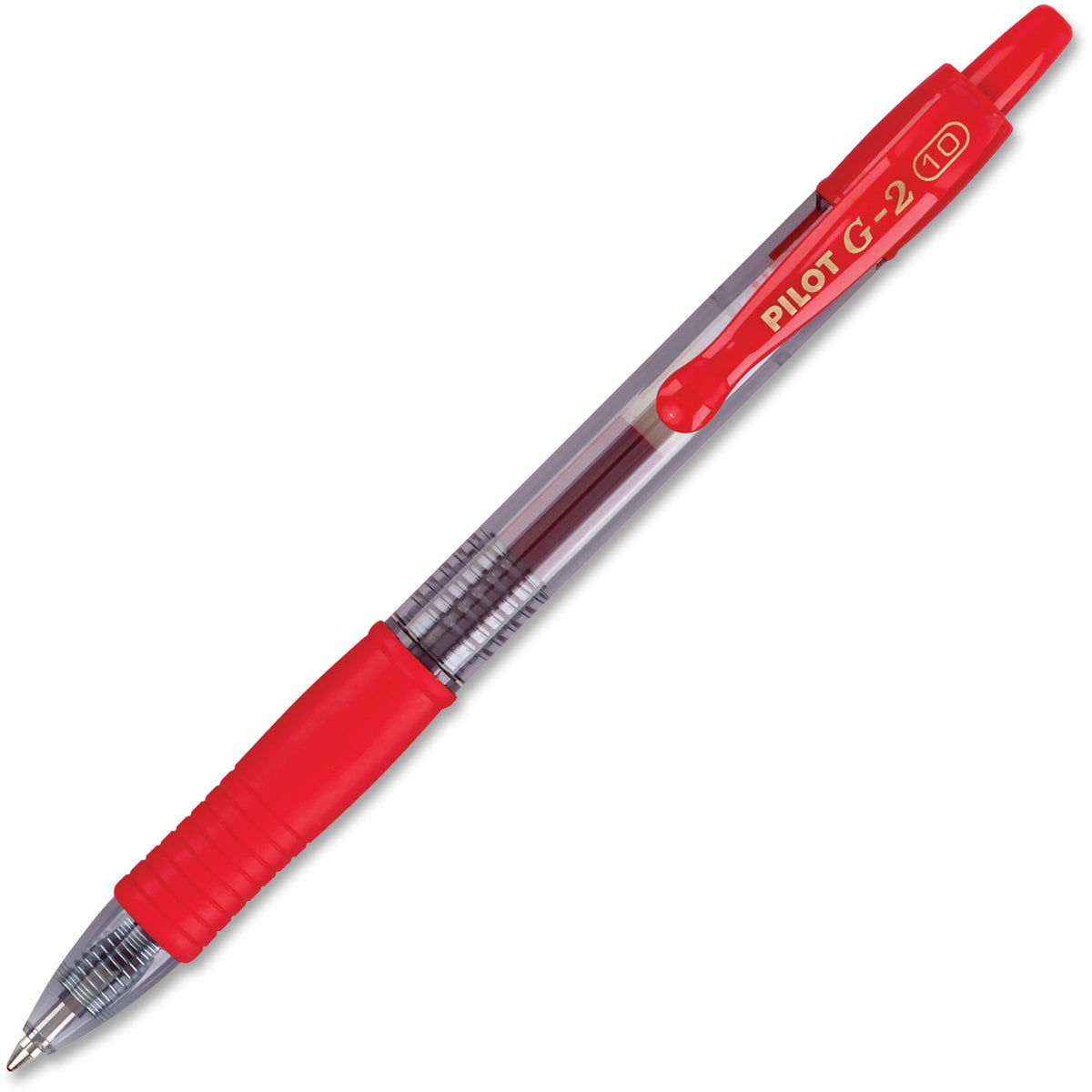 G2 Premium Gel Ink Retractable Pens - Bold 1.0mm Point Point Size - Red Ink - Red Barrel - 12 / Dozen