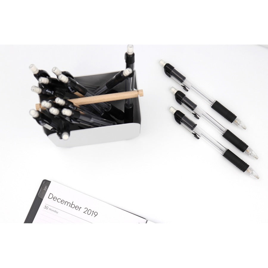 Zebra Z-grip Clear Barrel Mechanical Pencil - 0.7 mm Lead - Refillable - Clear Barrel - 1 Dozen
