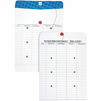 Quality Park 10 x 13 Treated Inter-Departmental Envelopes - Inter-department - #13 1/2 - 10" Width x 13" Length - 28 lb 