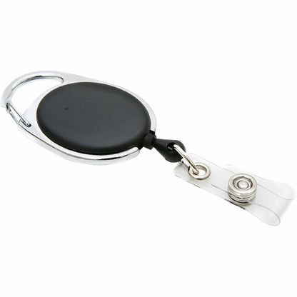 SICURIX Badge Holder - Matte Black, Multicolor - 1 Each