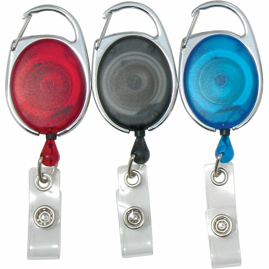 SICURIX 68769 Badge Holder - Black, Multicolor - 3 / Pack